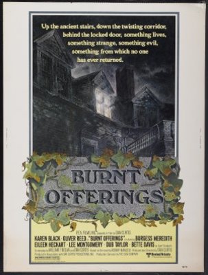 Burnt Offerings movie poster (1976) wood print