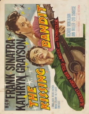 The Kissing Bandit movie poster (1948) metal framed poster