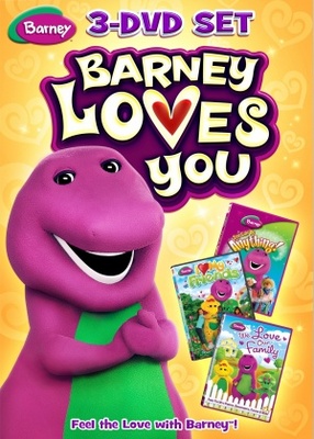 Barney & Friends movie poster (1992) metal framed poster