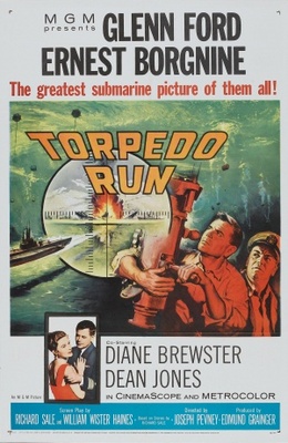 Torpedo Run movie poster (1958) poster with hanger