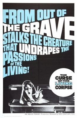 The Curse of the Living Corpse movie poster (1964) pillow