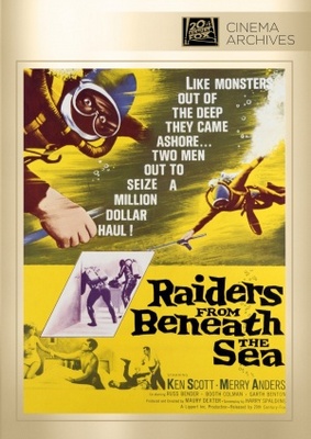 Raiders from Beneath the Sea movie poster (1964) wood print