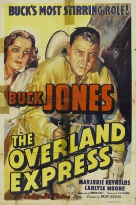 The Overland Express movie poster (1938) metal framed poster