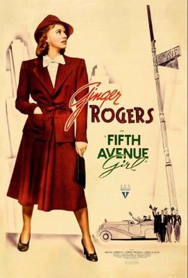 5th Ave Girl movie poster (1939) poster with hanger