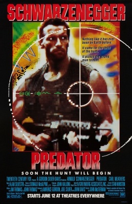 Predator movie poster (1987) wood print
