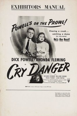 Cry Danger movie poster (1951) t-shirt