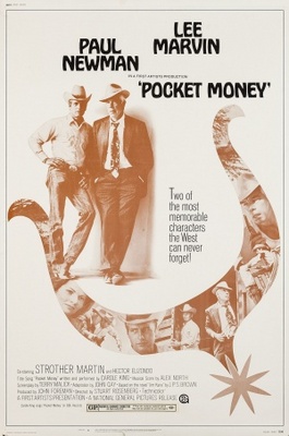 Pocket Money movie poster (1972) wooden framed poster