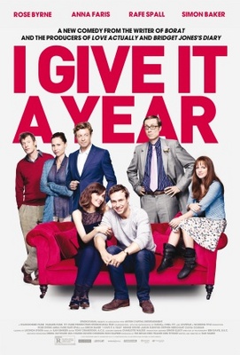 I Give It a Year movie poster (2013) wood print
