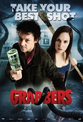 Grabbers movie poster (2012) canvas poster
