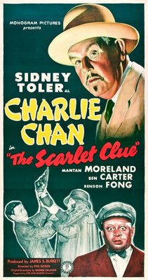 The Scarlet Clue movie poster (1945) mug