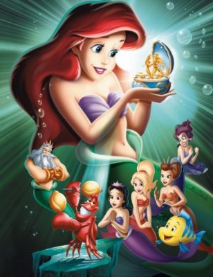 The Little Mermaid: Ariel's Beginning movie poster (2008) metal framed poster