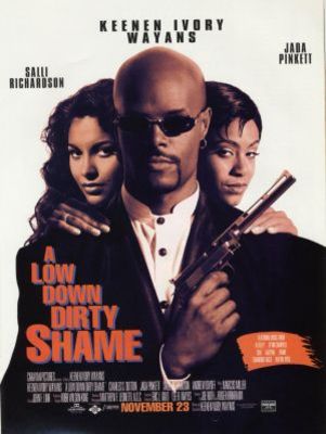 A Low Down Dirty Shame movie poster (1994) poster with hanger