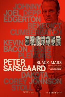 Black Mass movie poster (2015) pillow
