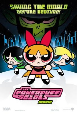 The Powerpuff Girls movie poster (2002) metal framed poster