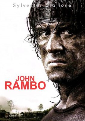 Rambo movie poster (2008) Stickers MOV_29d3c2ee