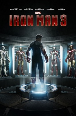 Iron Man 3 movie poster (2013) tote bag