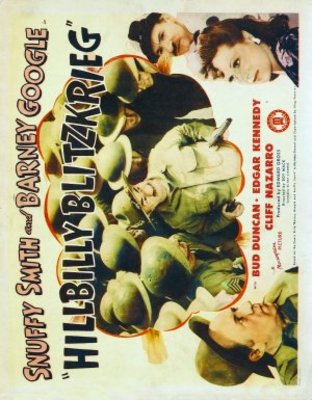 Hillbilly Blitzkrieg movie poster (1942) wooden framed poster