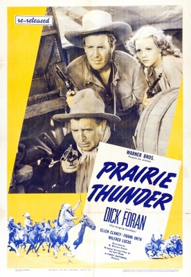 Prairie Thunder movie poster (1937) Stickers MOV_29e67887