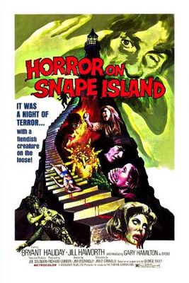 Tower of Evil movie poster (1972) wooden framed poster