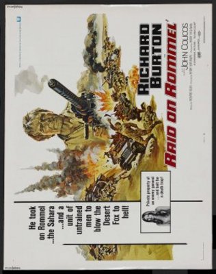Raid on Rommel movie poster (1971) Stickers MOV_2a0b665e