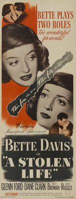 A Stolen Life movie poster (1946) wooden framed poster