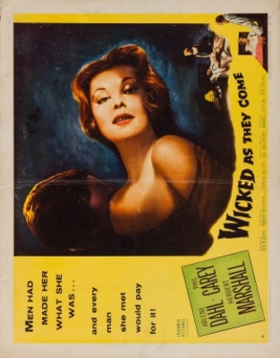 Wicked as They Come movie poster (1956) tote bag