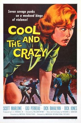 The Cool and the Crazy movie poster (1958) wooden framed poster