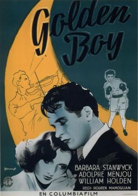 Golden Boy movie poster (1939) metal framed poster