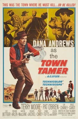 Town Tamer movie poster (1965) wood print