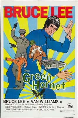The Green Hornet movie poster (1974) wooden framed poster