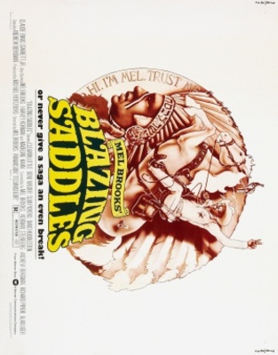 Blazing Saddles movie poster (1974) canvas poster