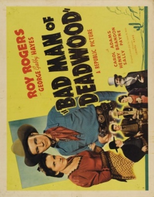 Bad Man of Deadwood movie poster (1941) canvas poster