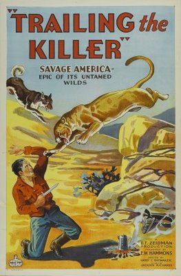 Trailing the Killer movie poster (1932) metal framed poster