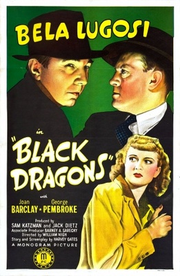 Black Dragons movie poster (1942) metal framed poster