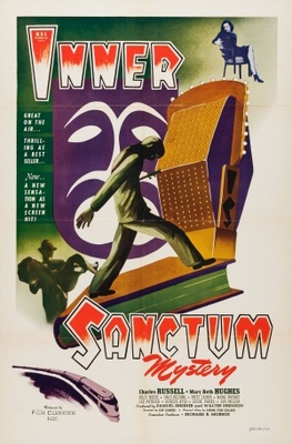Inner Sanctum movie poster (1948) wood print
