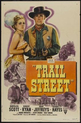 Trail Street movie poster (1947) pillow