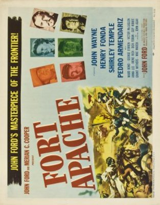 Fort Apache movie poster (1948) metal framed poster