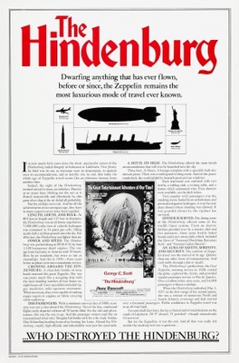 The Hindenburg movie poster (1975) wooden framed poster