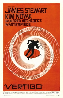 Vertigo movie poster (1958) wood print