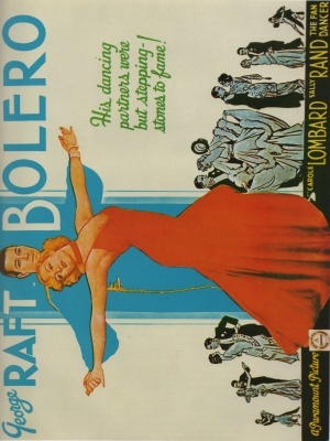 Bolero movie poster (1934) canvas poster