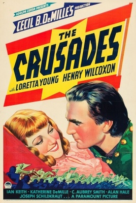 The Crusades movie poster (1935) wood print