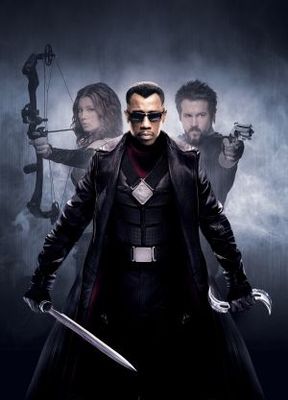 Blade: Trinity movie poster (2004) wooden framed poster