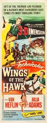 Wings of the Hawk movie poster (1953) poster with hanger
