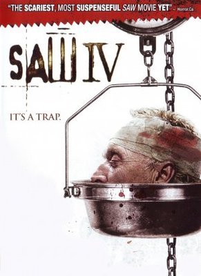 Saw IV movie poster (2007) Stickers MOV_2b10beab