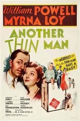 Another Thin Man movie poster (1939) pillow