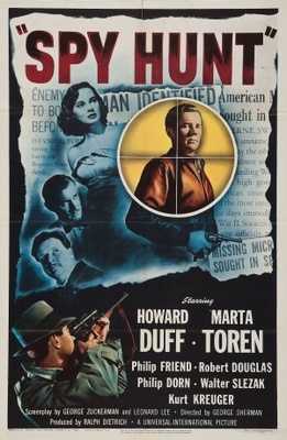Spy Hunt movie poster (1950) wooden framed poster