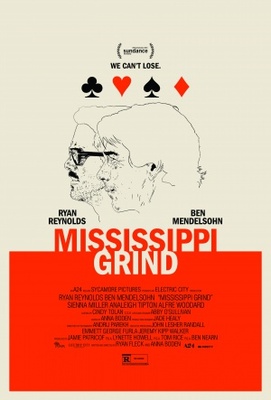 Mississippi Grind movie poster (2015) metal framed poster