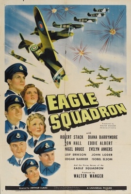 Eagle Squadron movie poster (1942) wooden framed poster