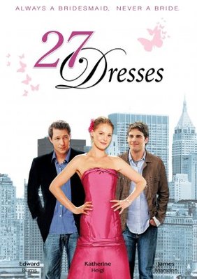27 Dresses movie poster (2008) wooden framed poster
