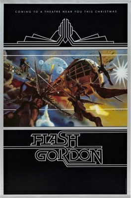 Flash Gordon movie poster (1980) wood print